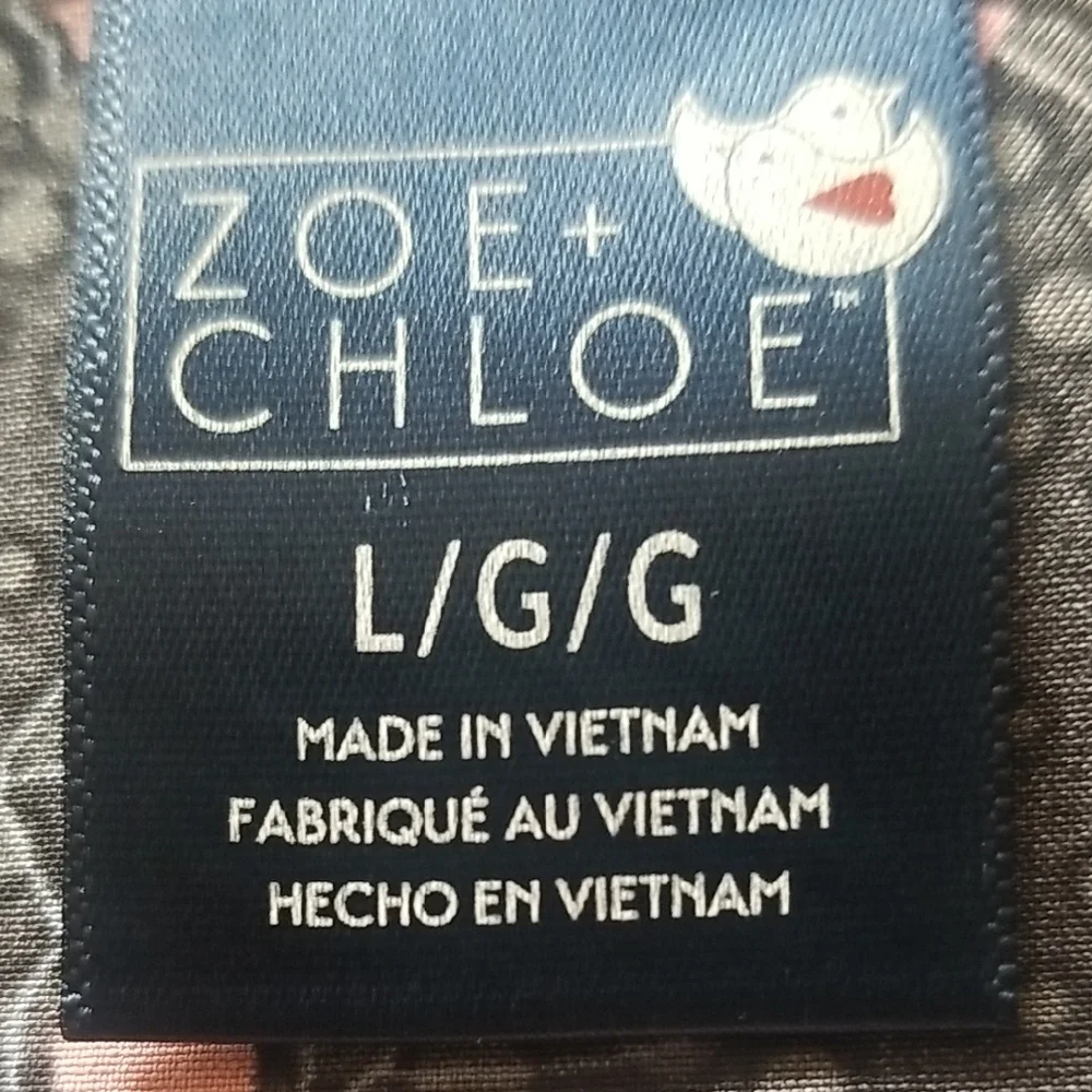 Colorful Flamingo Print Women's Short Sleeve Scrub Top - Picture 2 of 7